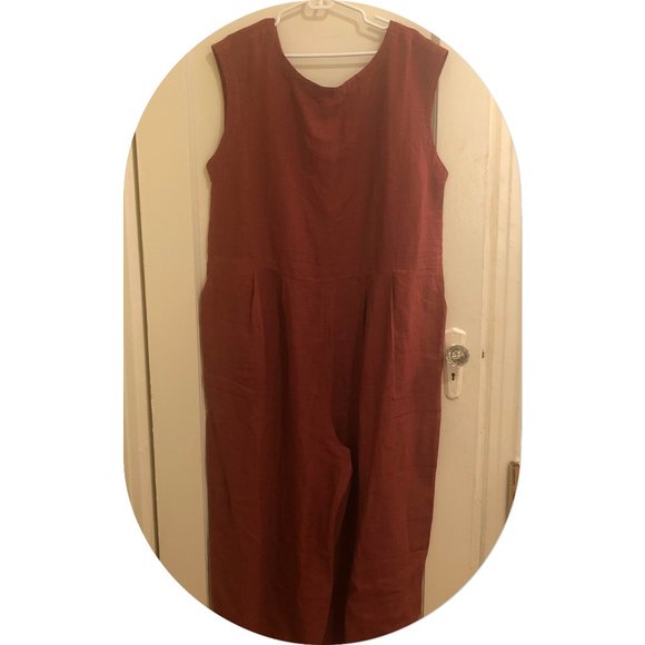TOAST Linen Jumpsuit (NWT) in "Terracotta" - Picture 4 of 12